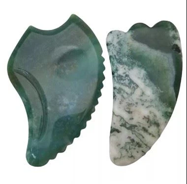 Green Moss Agate Gua Sha Tool