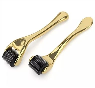 Ice Gold Seamless Micro Needle Derma Roller Massager