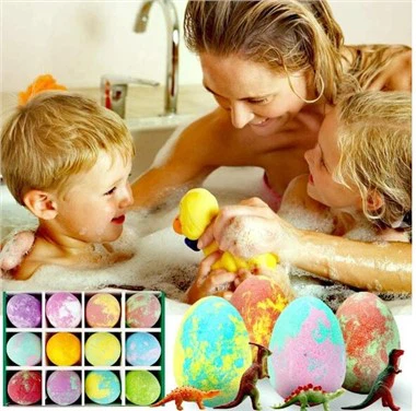 Overraskelsesbadbombe med ring indeni