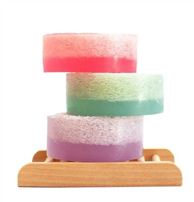 Exfolierende loofah sæbe