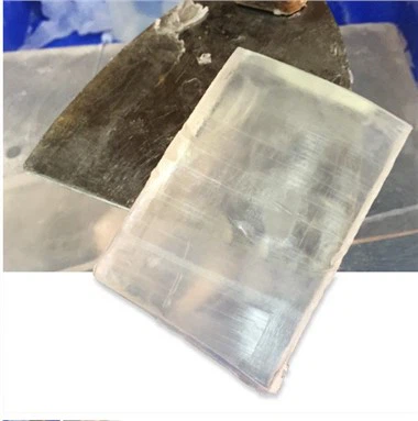 Naturlig gennemsigtig sæbe