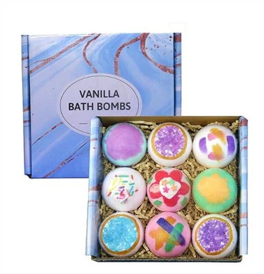 Geode badebomber med krystaller indeni