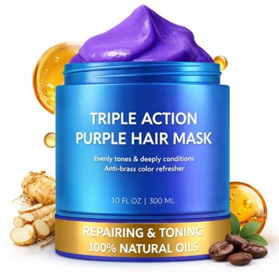 Deep Conditioning Purple Hair Mask