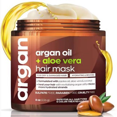Jojobaolie Aloe Vera & Keratin Hårcreme